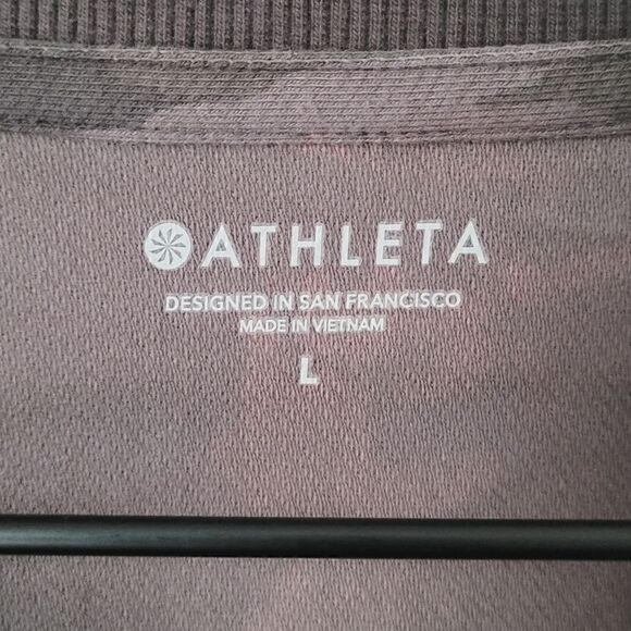 Athleta Farallon Camo Sweatshirt Size Large - Picture 4 of 8